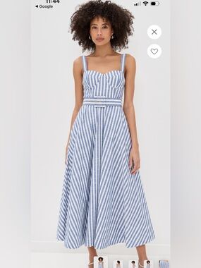 Cara Cara
Calypso Dress
$695.00
Color: Ivory Blue Striped Seersucker